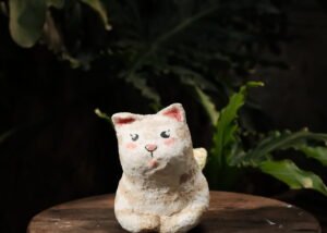 Papier-Mâché Cat