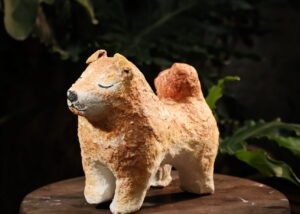 Papier-Mâché Dog